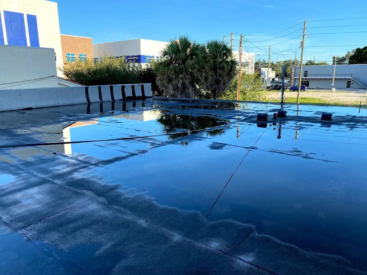 ponding water repair