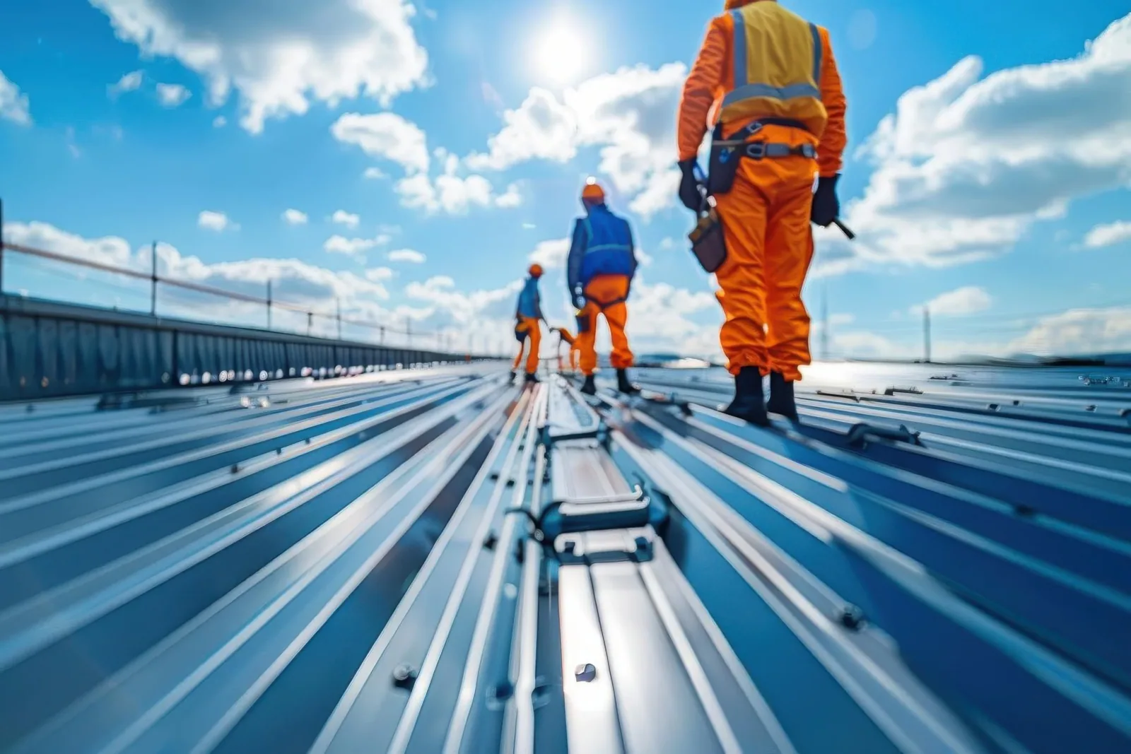 reroofing an occupied building